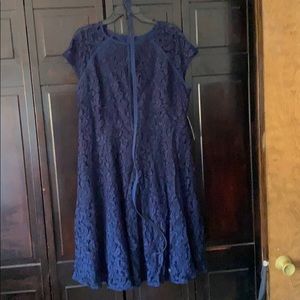 Navy lace dress - NY&C / Eva Mendes - NWT